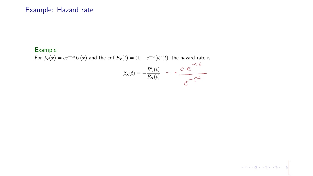 Hazard Rate of a System - YouTube