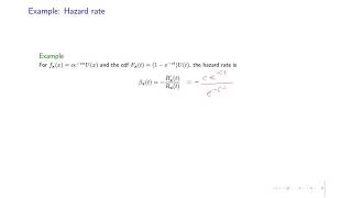 Hazard Rate of a System