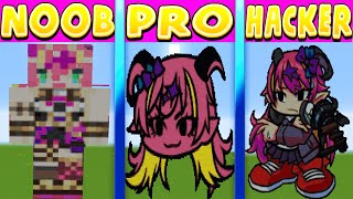 Minecraft Pixel Battle: NOOB vs PRO vs HACKER FNF Mano Aloe screenshot 5