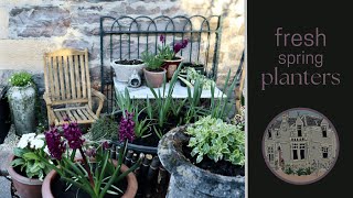 Fresh Spring Planters + Disguising Plastic Pots | Reuse | Cottage Garden | Handmade & Natural