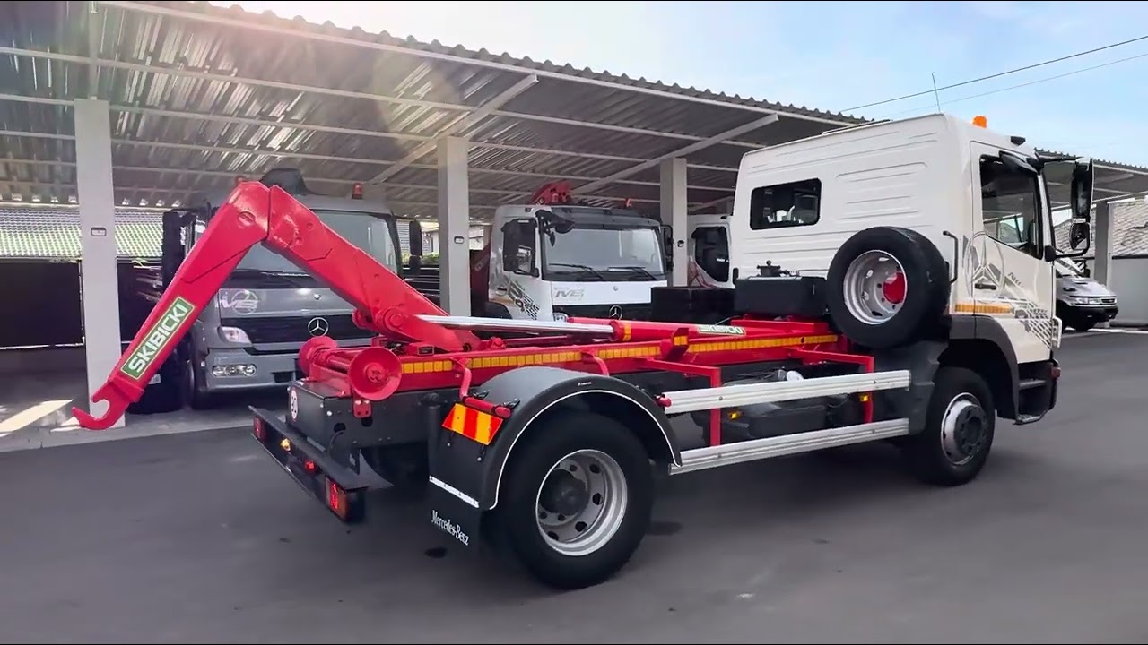 Mercedes-Benz Atego 1222 hákový nosič kontajnerov / container hooklift