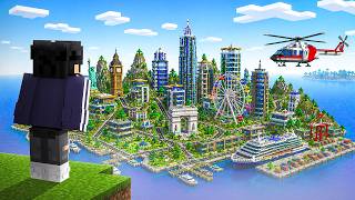 I Found a Secret Billionaire City in this Minecraft SMP... screenshot 1