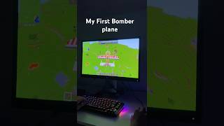 First plane in areonautics #minecraft #create #areonautics #plane #bomber #warzone #gaming