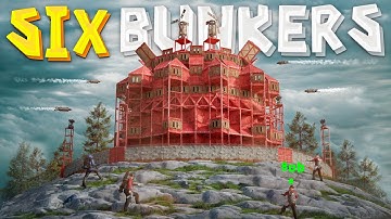 Stress testing our Ultimate Bunker Base of ​Doom in Rust