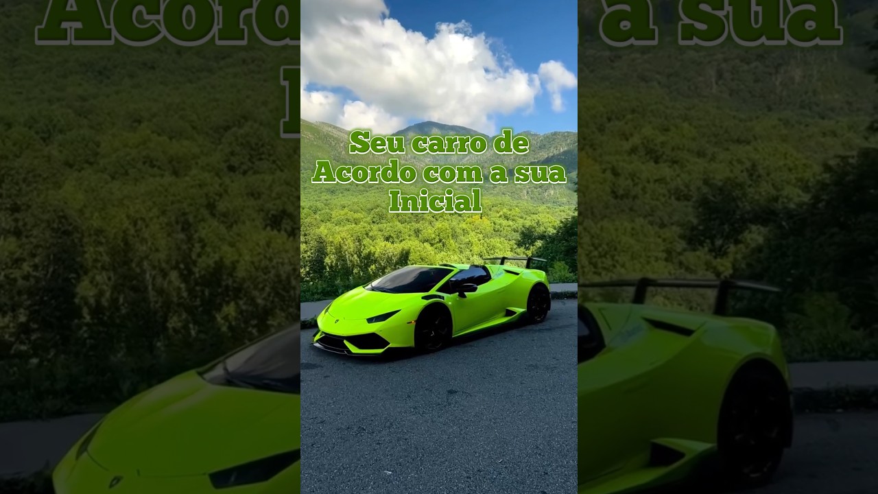 Seu carro de acordo com a sua inicial 