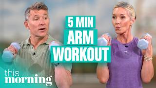 Celebrity The 5 Minute Workout to Get Your Arms Summer Ready | This Morning Wealth