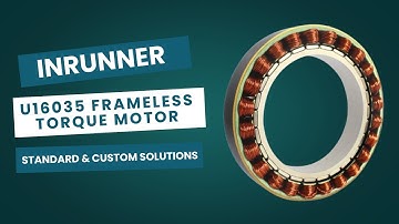 Mosrac U16035 Standard Frameless Torque Motor for Robotics #torquemotors #framelessmotordesign