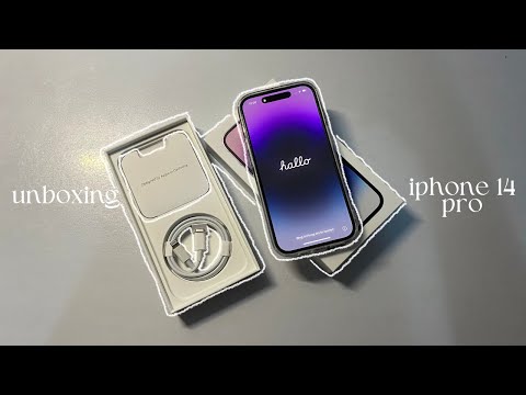  iphone 14 pro unboxing (deep purple) | philippines