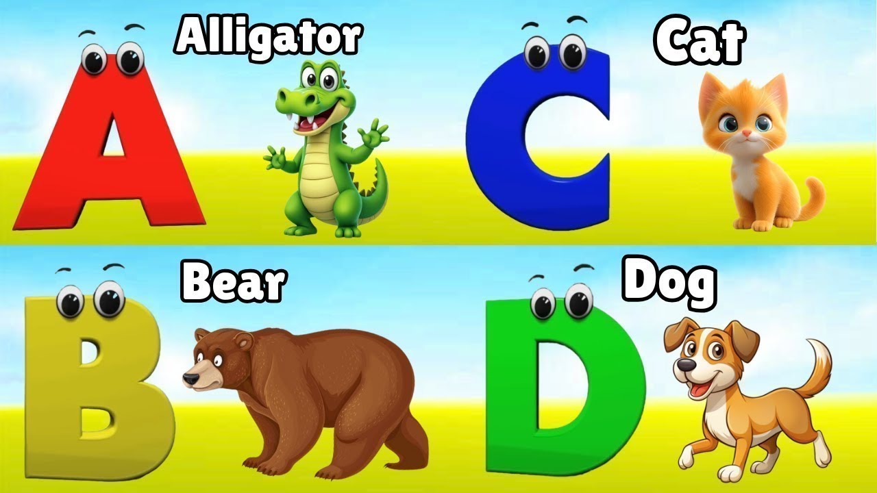 Phonics Animals Song | Learn ABC Alphabet with Animals for Kids - YouTube