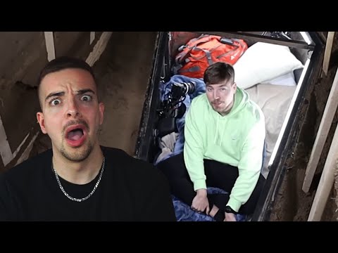 Mr.Beast Gets Buried Alive??? | Reaction| Third Most Popular Youtuber of All Time!