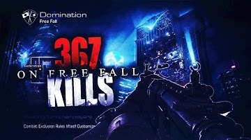 Ghosts: 367 Kill Spawn Trap on Free Fall w/ M27 IAR