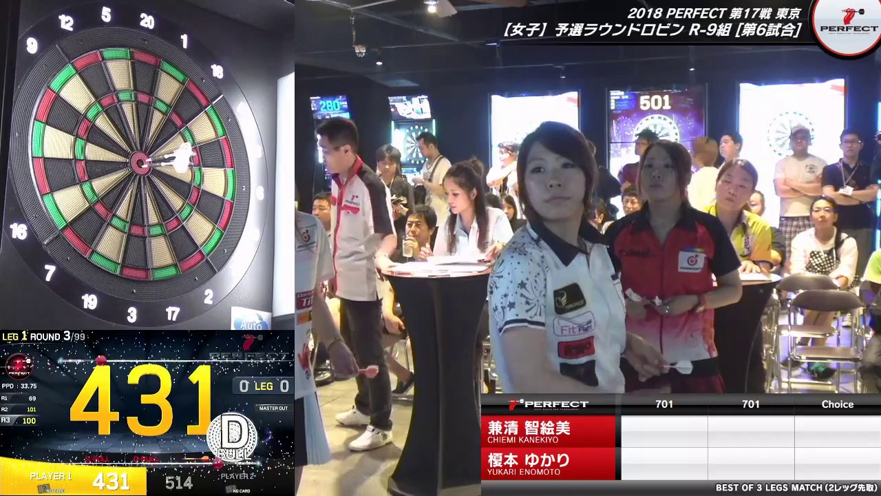 兼清智絵美 Vs 榎本ゆかり 女子予選ラウンドロビン R 9組 第6試合 18 Perfectツアー 第17戦 東京 Youtube