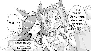 A Rainy Day With Haru Urara and Rice Shower (Umamusume)