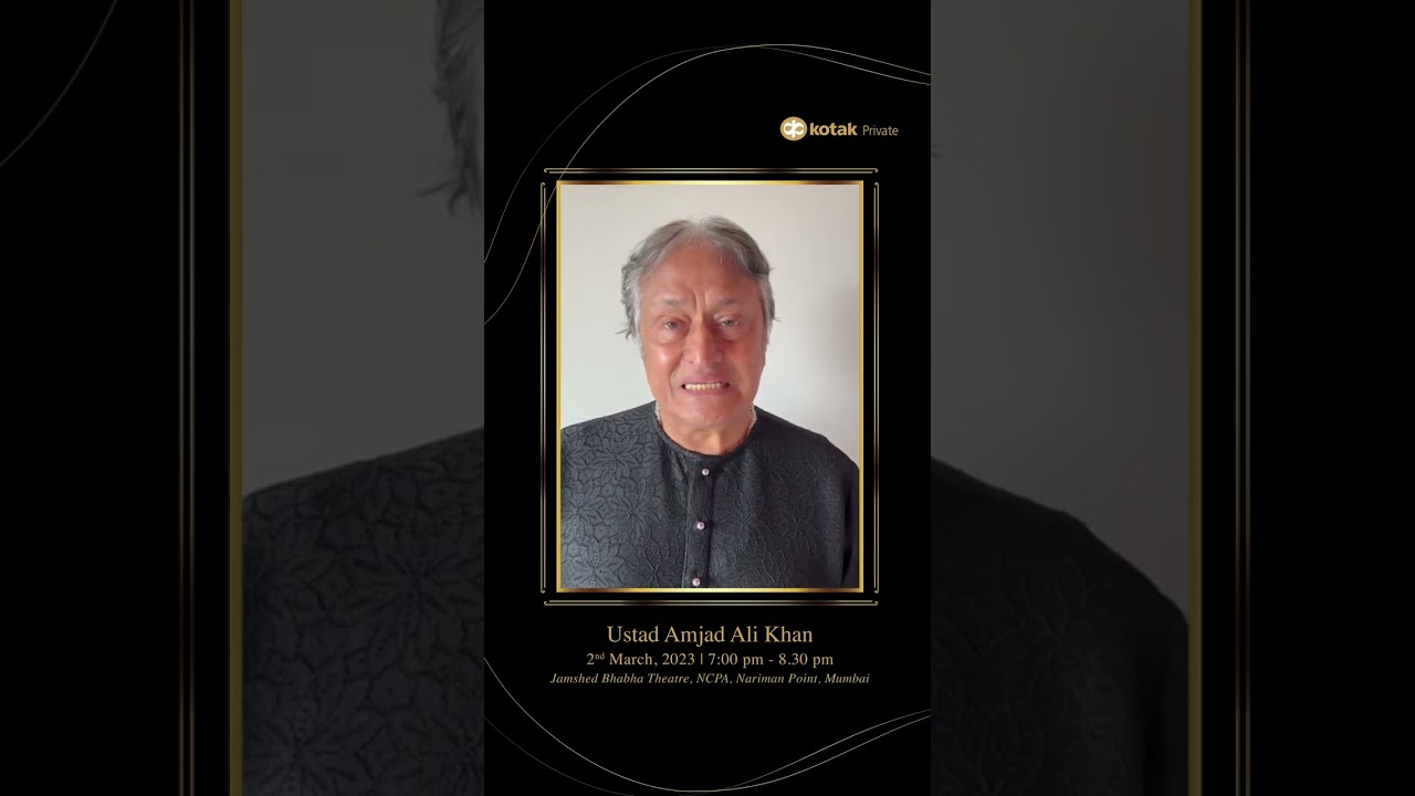 Three Generation One Nation | Ustad Amjad Ali Khan | Kotak Private