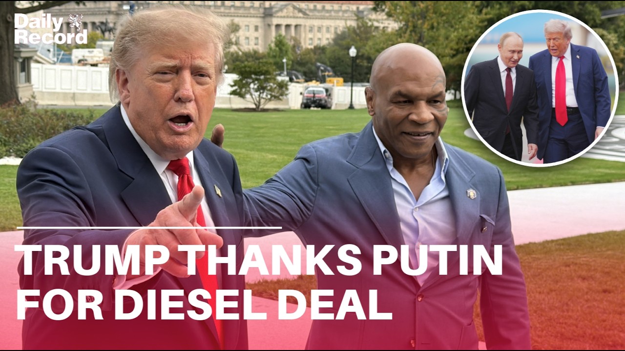Donald Trump thanks Putin for Russian diesel deal and approves of firing squad execution