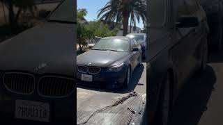 Bmw towed expired reg •#car #cars #tow #towing #toe #towed #impound #flatbed #wrecker #accident