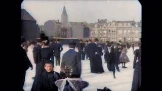 1898 - Ice Skating in France [Colorized]