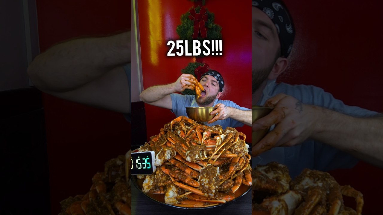 $800 25LBS CRAB CHALLENGE!!! 