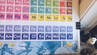 Science Ninjas Periodic Table Poster with new Super Heavy Elements!