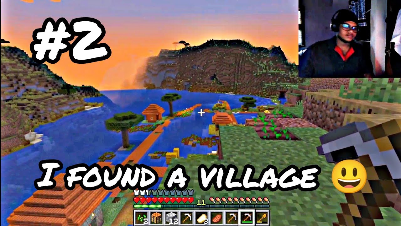 i found a village accidently🫣 in Minecraft | Minecraft #2 - YouTube