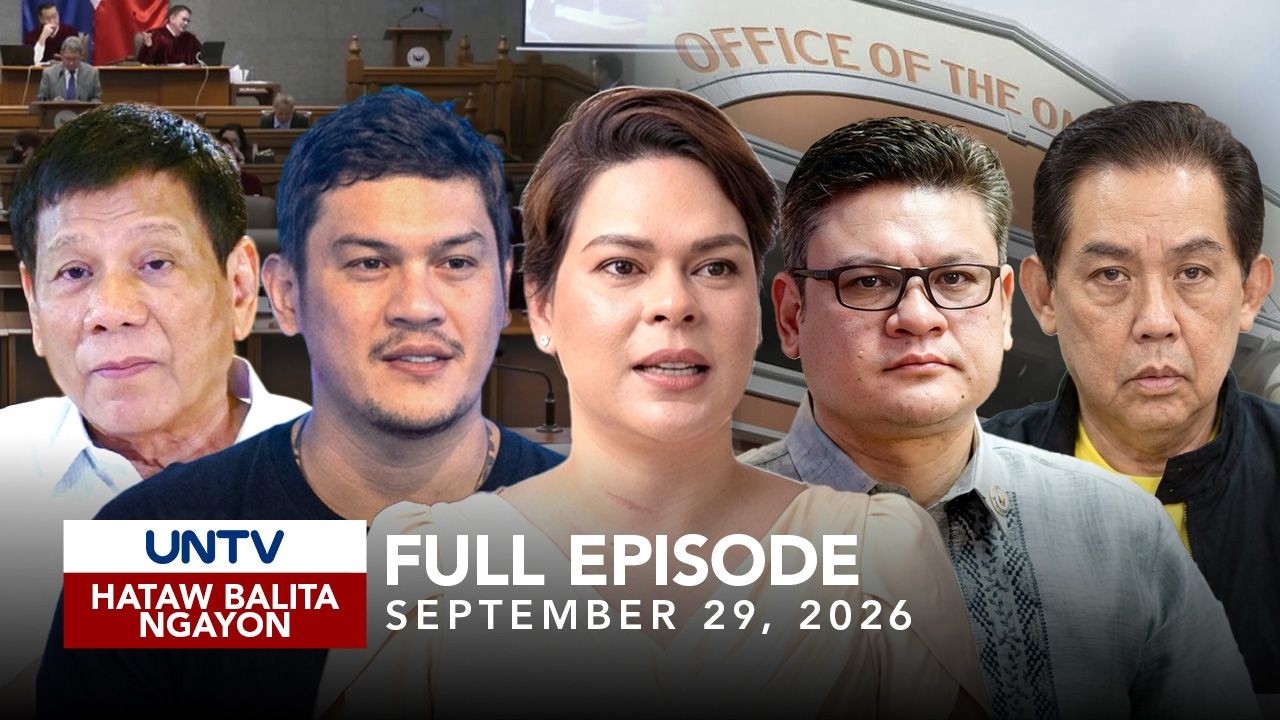 UNTV: Hataw Balita Ngayon | September 29, 2026