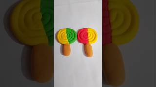 easy clay 💞 dry easily lollipop 🍭 idea #shortvideo #funny clay