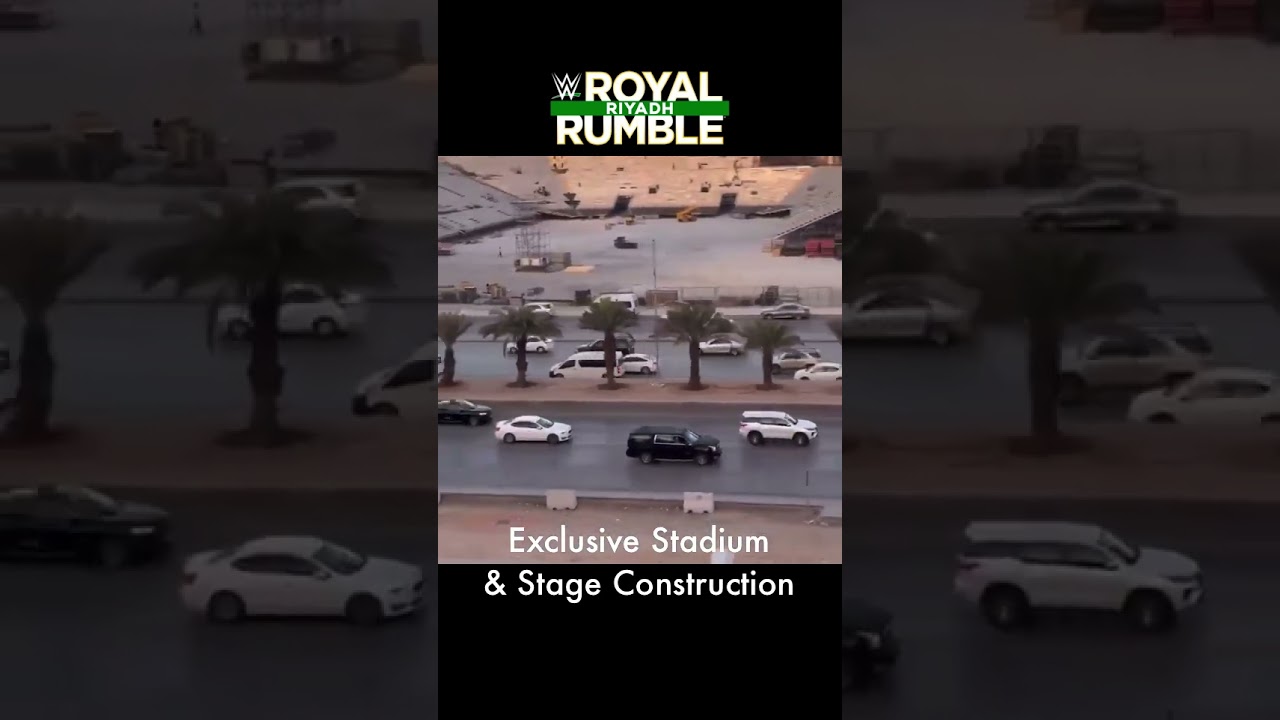 FIRST PICS Royal Rumble 2026 Exclusive Stadium Construction 