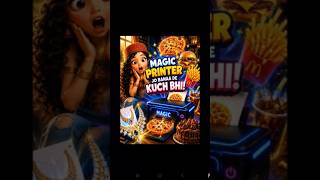 “Magic Printer?! 😱🖨️” #shorts #viralvideo #magic #food #cartoon #ai #vibes #cooking #trendingshorts