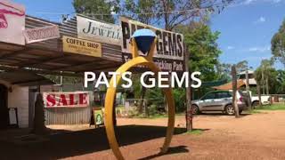 FOSSIKING FOR GEMS in Central Queensland , Australia