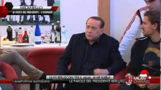 Berlusconi a Milanello 3/01/15