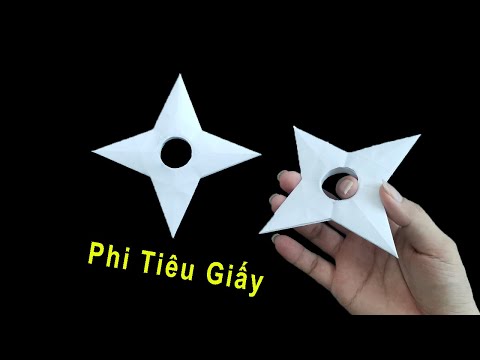 Video Cách Làm Phi Tiêu Bằng Giấy | Gấp Phi Tiêu Ninja Hình... - youtube