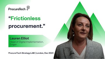 Lauren Elliott | Head of Digital Implementation, Exiger - ProcureTech Summit December 2023