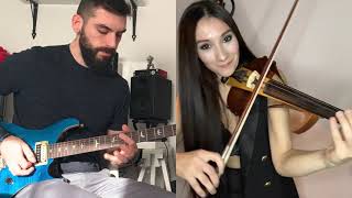 Zitti e buoni [Maneskin] Violin Cover feat ManuGuitarist