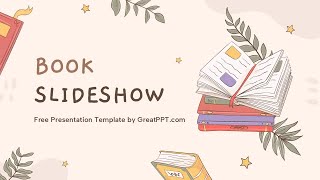 Free Book Slideshow Template | PowerPoint | Google Slides by GreatPPT
