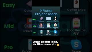 Don't Know What to Build? 🤯 Top 9 Flutter Project Ideas (Easy to Pro!)