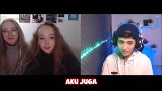 #ometv cewek kembar dari Rusia ini jago berbahasa Indonesia ( by Cong brother) ometv internasional