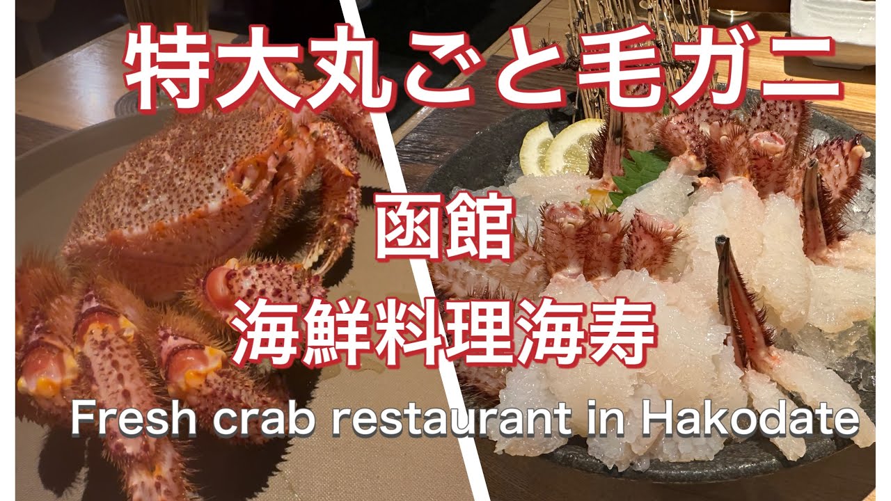 [Поездка в Хакодате ②] Огромный волосатый краб в ресторане морепродуктов Kaiju