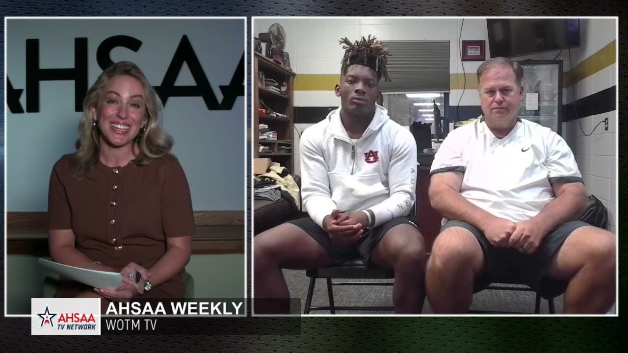 Alvin Henderson & Coach Marc Sieving from Elba High School join AHSAA TV Weekly