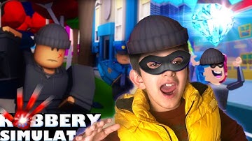RUN OR GET BUSTED!! TEAM LEADER IN ROBLOX ROBBERY SIMULATOR (TJAY)
