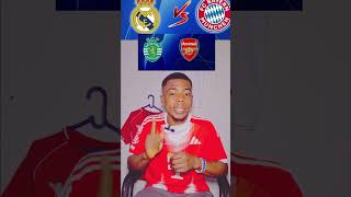 Champions league quarter-final Arsenal, Real Madrid, Bayern Munich  l#bayern #realmadrid