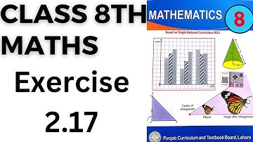 Class 8th Maths unit 2 Exercise 2.17 || 8 Class Maths chapter 2 Exercise 2.17 || Slope Intercept