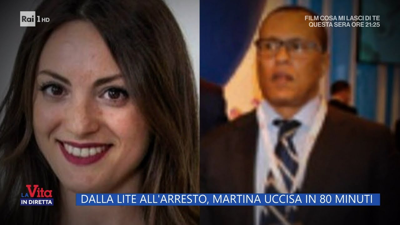 Dalla lite all'arresto, Martina uccisa in 80 minuti - La Vita in diretta - 18/01/2023