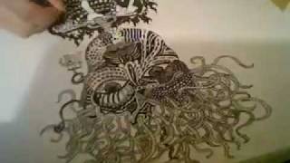 AP Art Summer Assignment, 1 piece in progress, sped up!