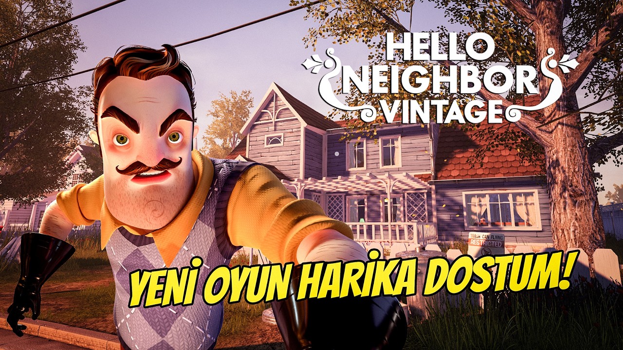 WİLSON ARTIK ÇOK AKILLI! - YENİ FAN OYUNU HELLO NEIGHBOR VİNTAGE!