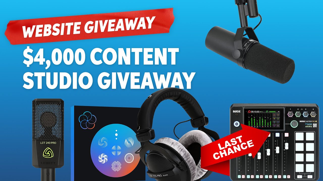 GIVEAWAY 🎁 Time Is Running Out | $4,000 Content Creator Studio Setup