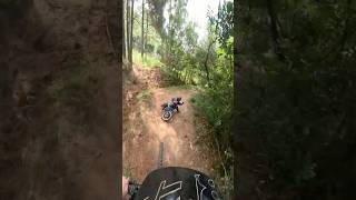 This is how I trained my son in mountain biking before he was 4 years old.