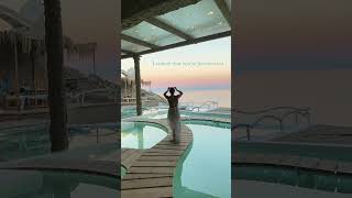 COTTON CANDY SUNSETS IN GREECE #shorts