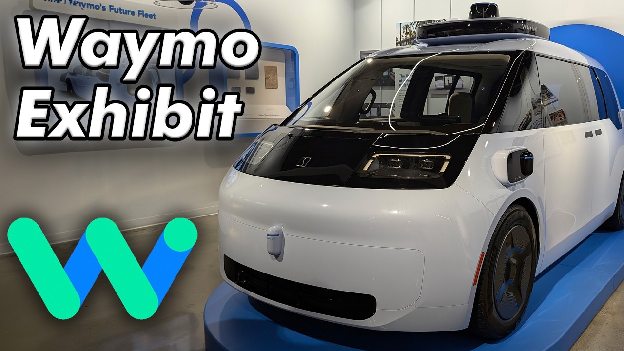 Touring the Waymo Museum Exhibit! | Petersen Automotive Museum in LA