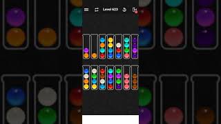 Level 623 of Ball Sort Color water Puzzle