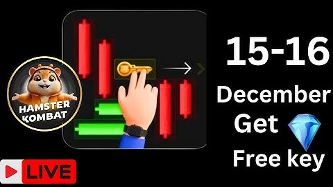 15 December Mini Game 100% Easily Solved Today | Hamster Kombat Mini Game 15 December | Mini Game